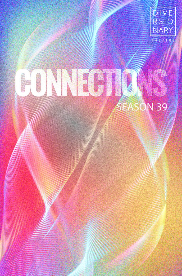 Connections Season 39 a rainbow color array, and spiraling lights and lines